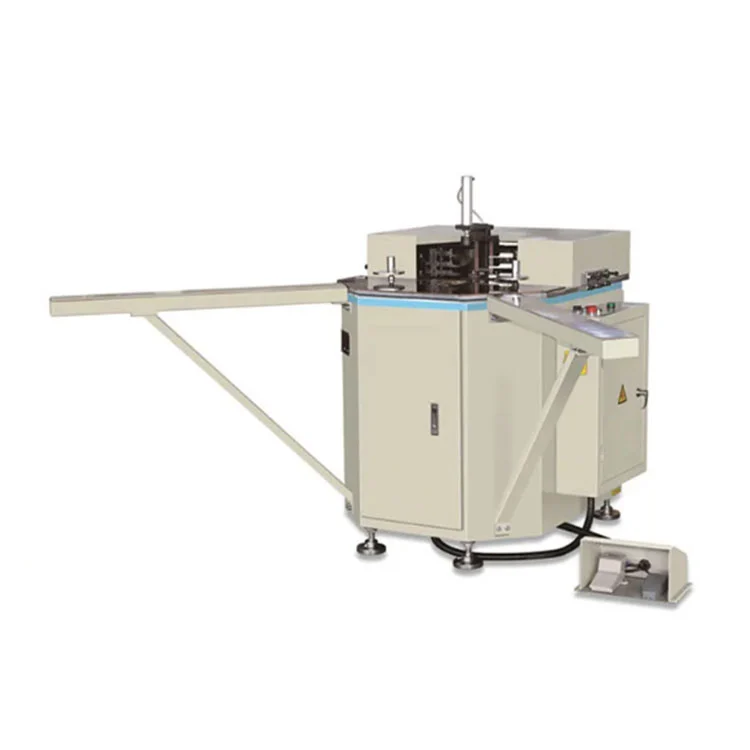 Combinatrice angolare per porta finestra in alluminio a due teste da 100 mm * 3500 mm