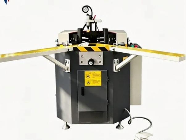 Combinatrice angolare per profili in alluminio da 140 mm ad alta precisione