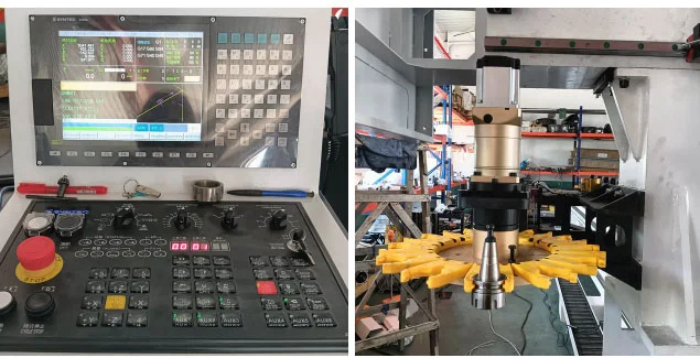 Centro di lavoro a portale a 5 assi ad alta velocità per la fabbricazione di facciate continue