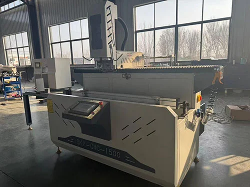 Semi Automatic Double Head Mitre Saw Aluminum Profile Cutting Machine